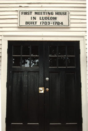 The door of the Meetinghouse today